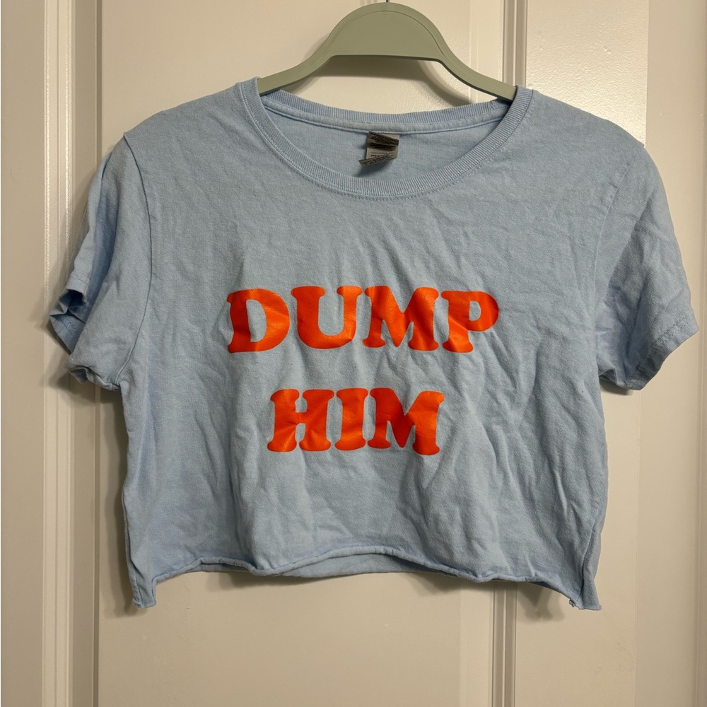Dump Him cropped top